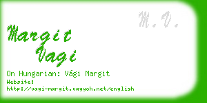 margit vagi business card